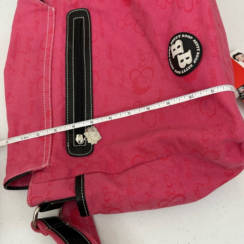 Pink Betty Boop Rhinestone Messenger Bag - Picture 12 of 16